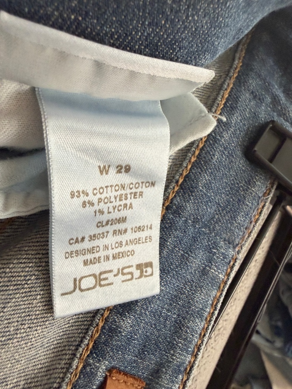 Joe's Jeans Distressed Light Blue Boyfriend Jeans - Picture 3 of 4